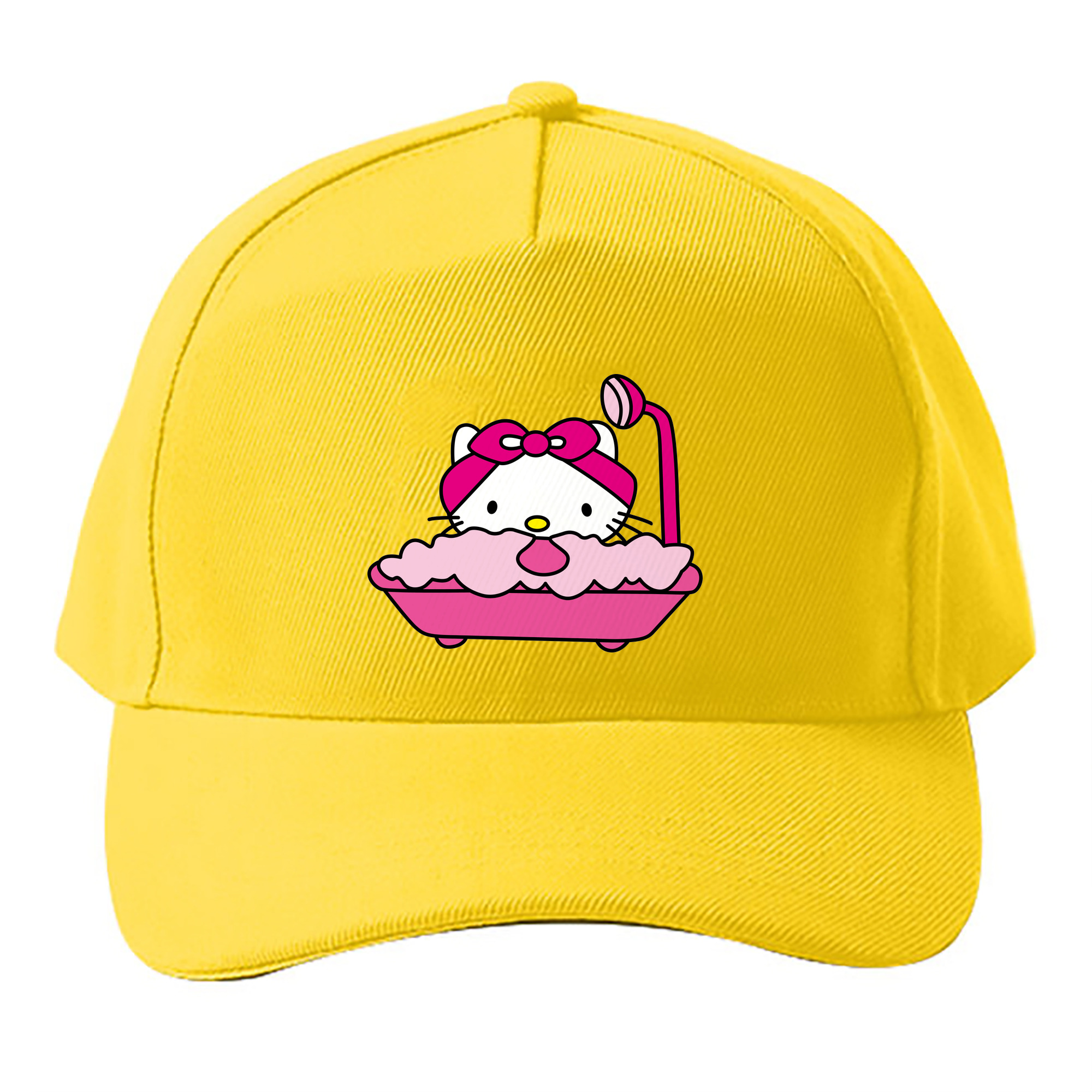 （画像用） Hello Kitty ハローキティ ベースボールキャップ 綿100％ 男女兼用 帽子 スポーツ